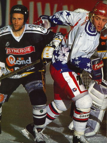 FANION PENNANT ICE HOCKEY GLACE CSG C.S.G GRENOBLE WIMPEL BANDERIN